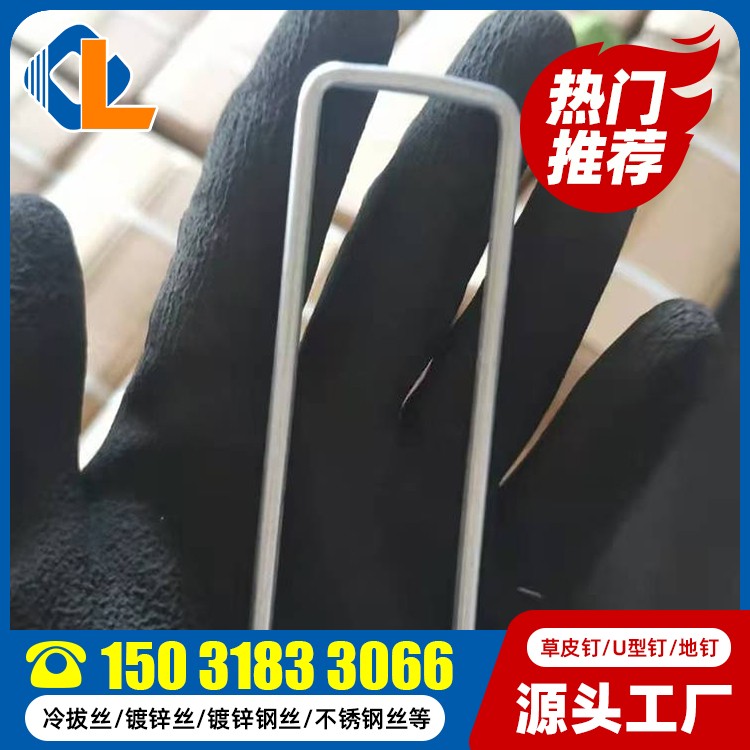 草皮釘什么牌子好 鋼塑格柵U型鋼釘規(guī)格型號 草皮釘一般釘什么東西 U型釘一般釘什么東西